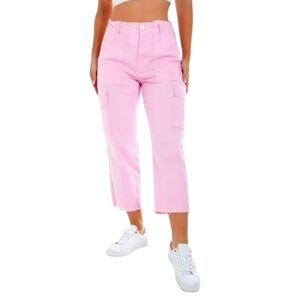 Ymi Pink High-Rise All Day Cargo Women's Pants Size 5